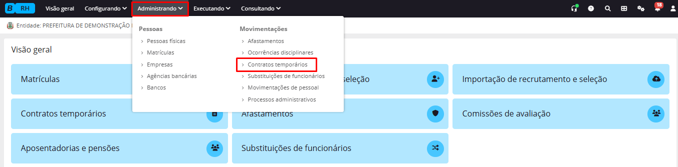 executando