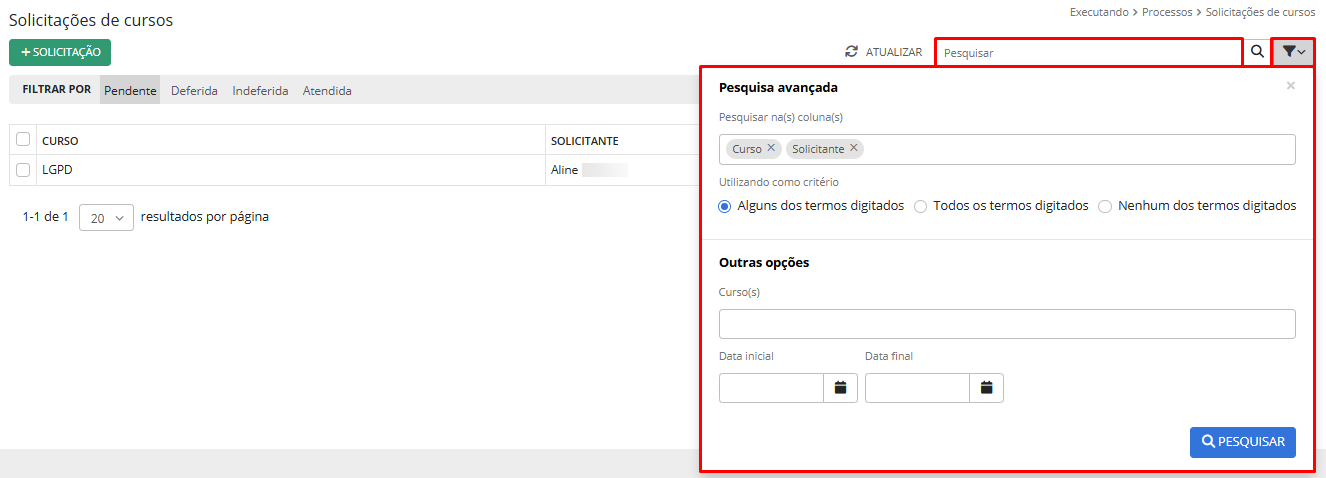 executando