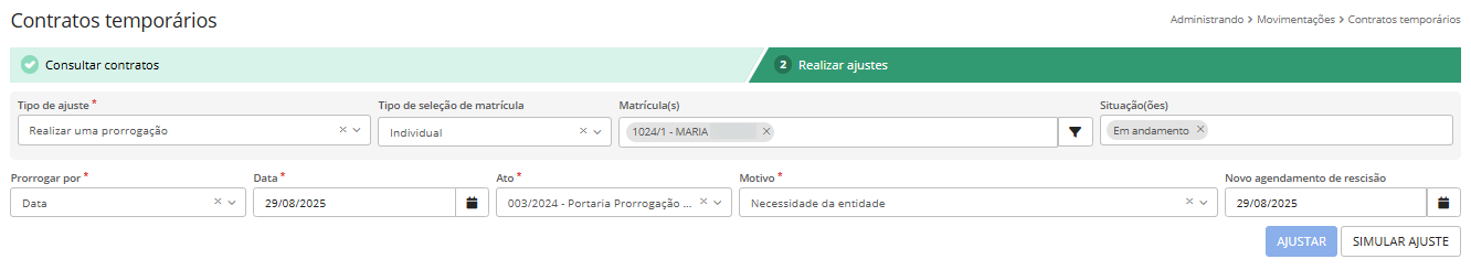 executando