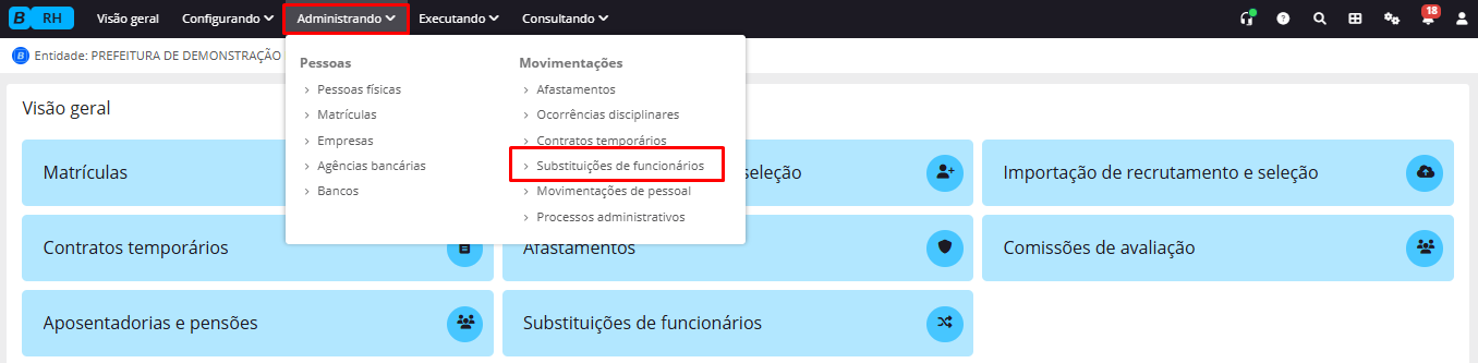 executando