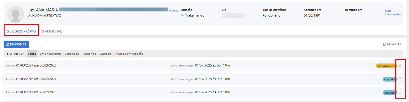 executando