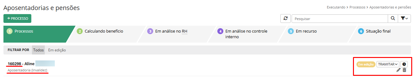 executando