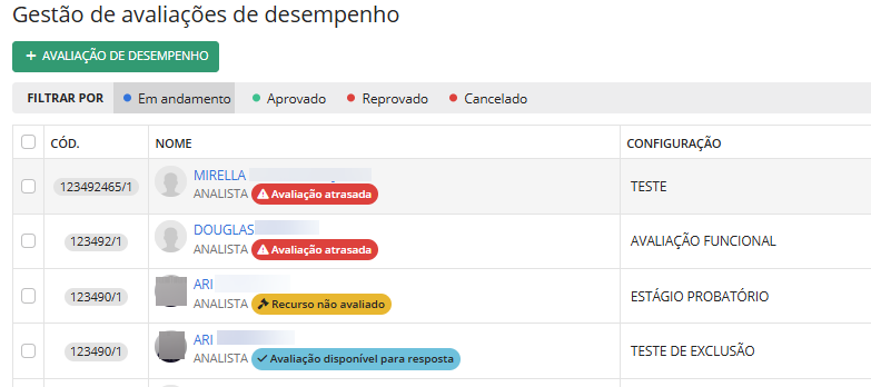executando