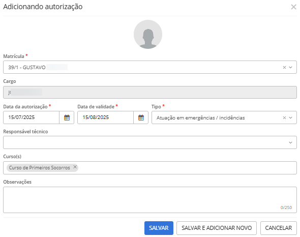 executando