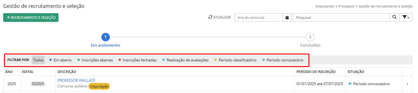 executando