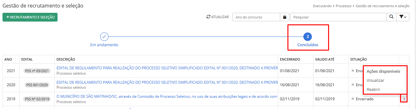 executando