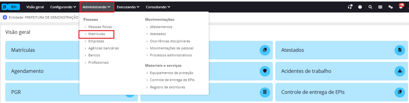 executando