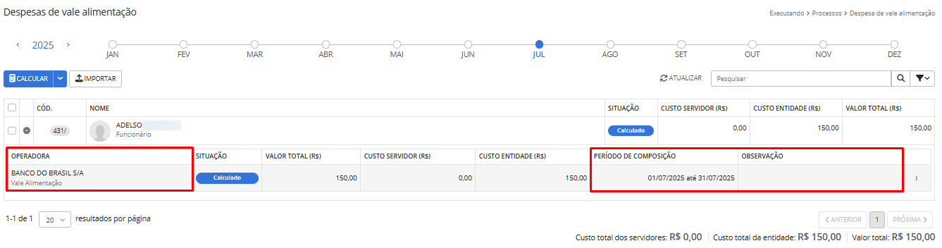 executando