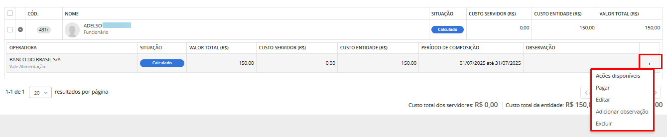 executando