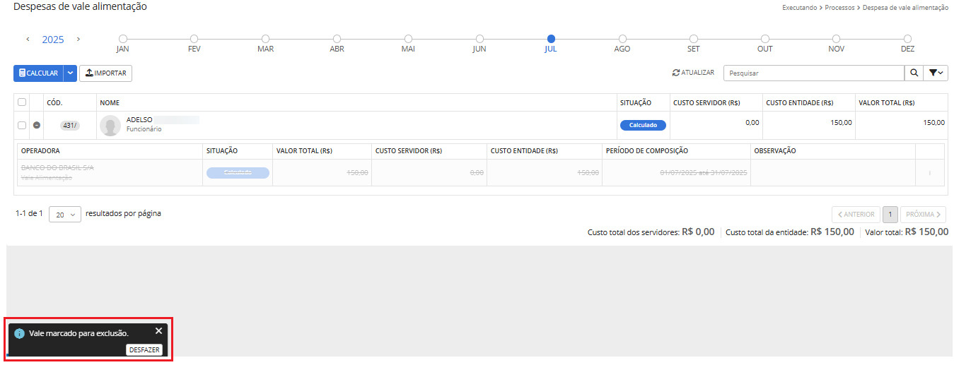 executando