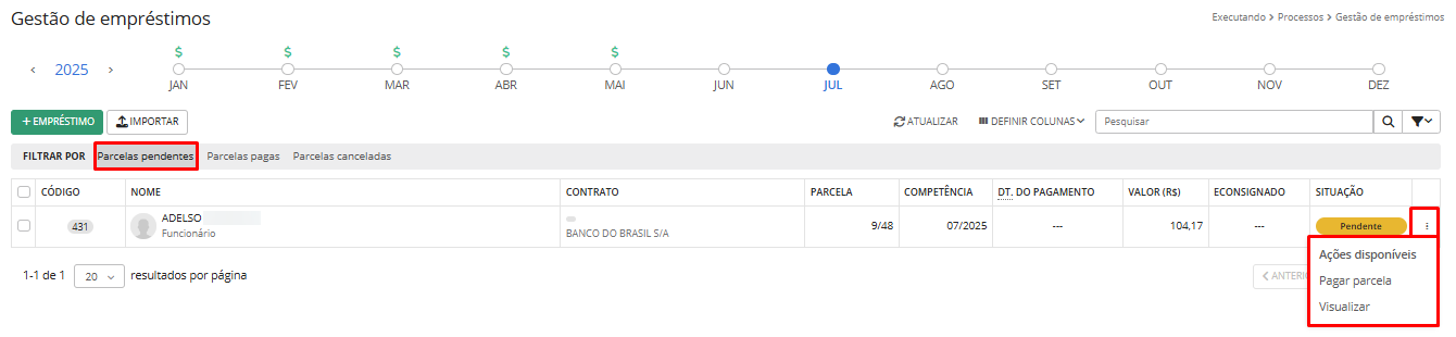 executando