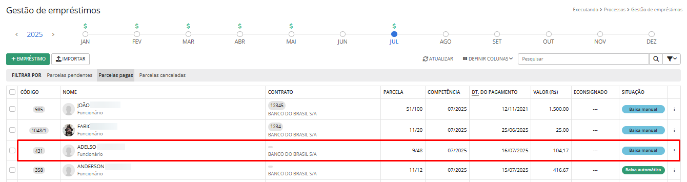 executando