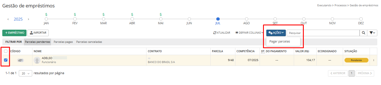 executando