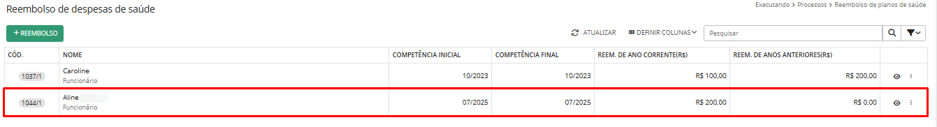 executando