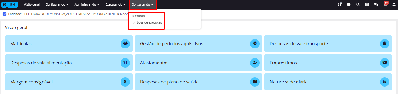 executando