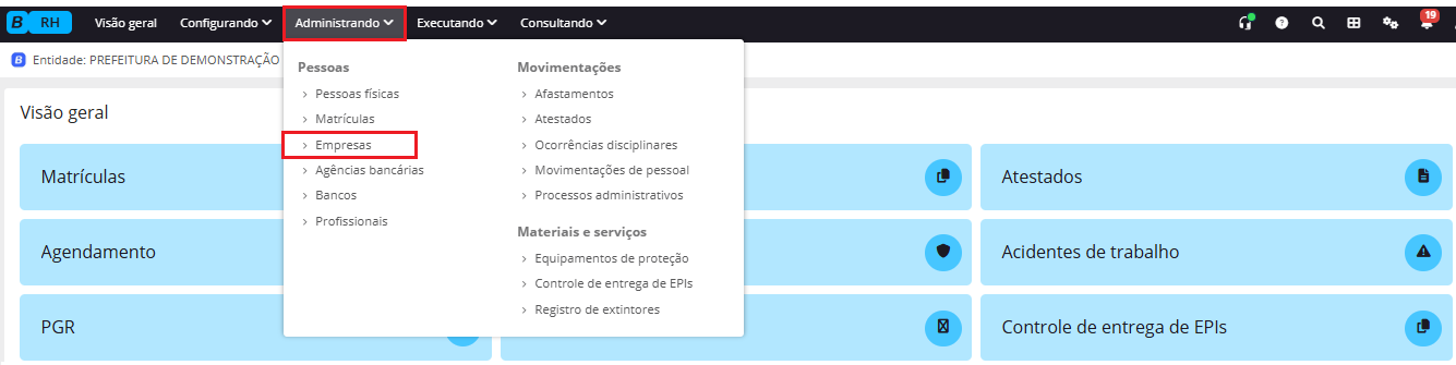 executando