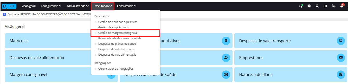 executando