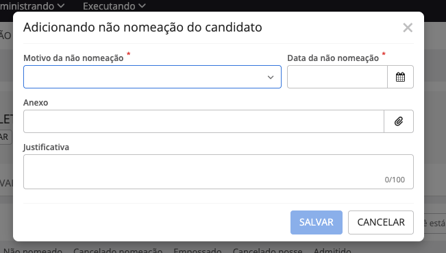 executando