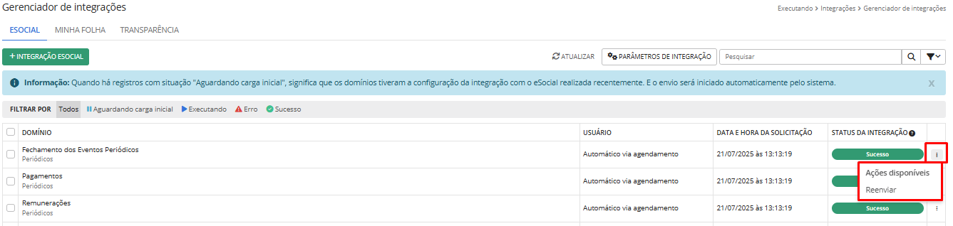 executando