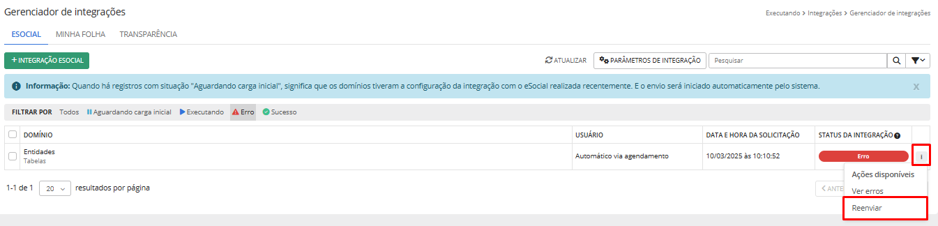executando