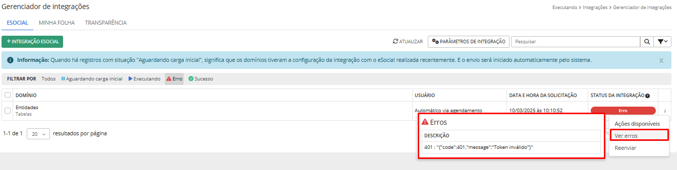executando