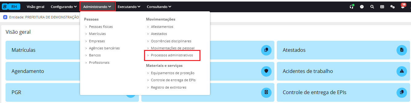 executando