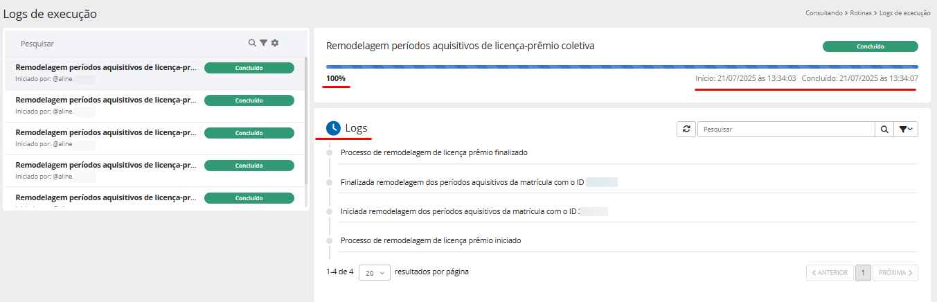 executando