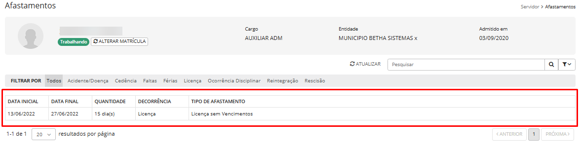 executando