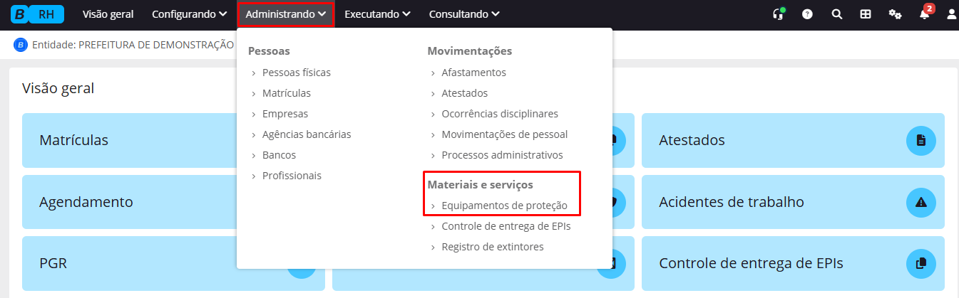 executando