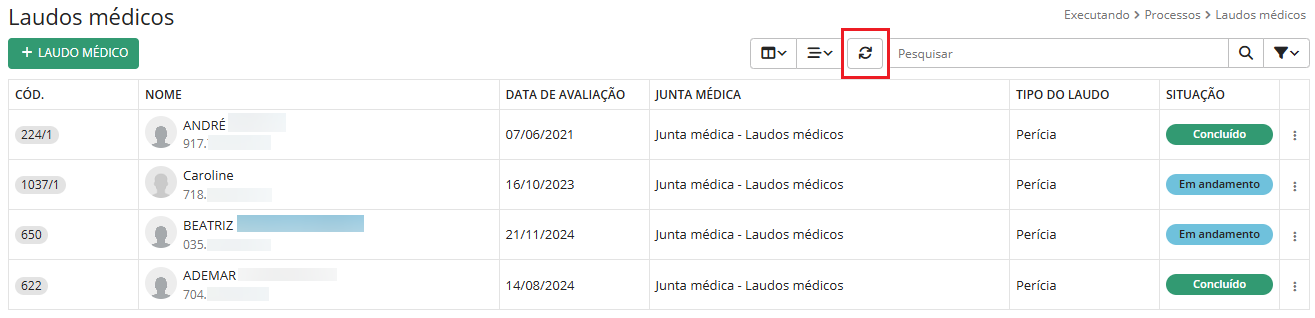 executando