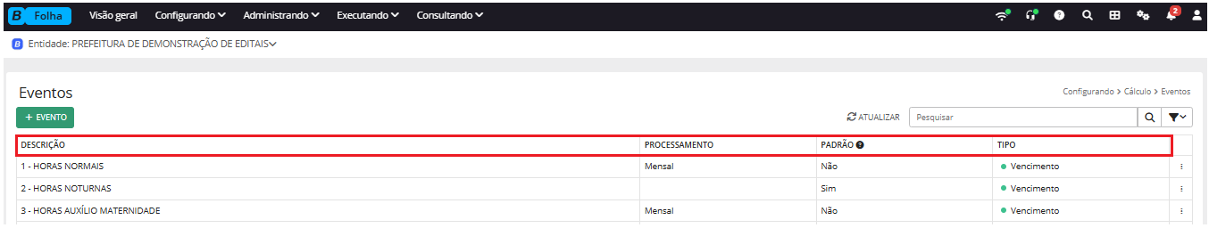 executando