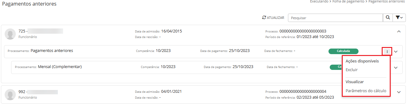 executando