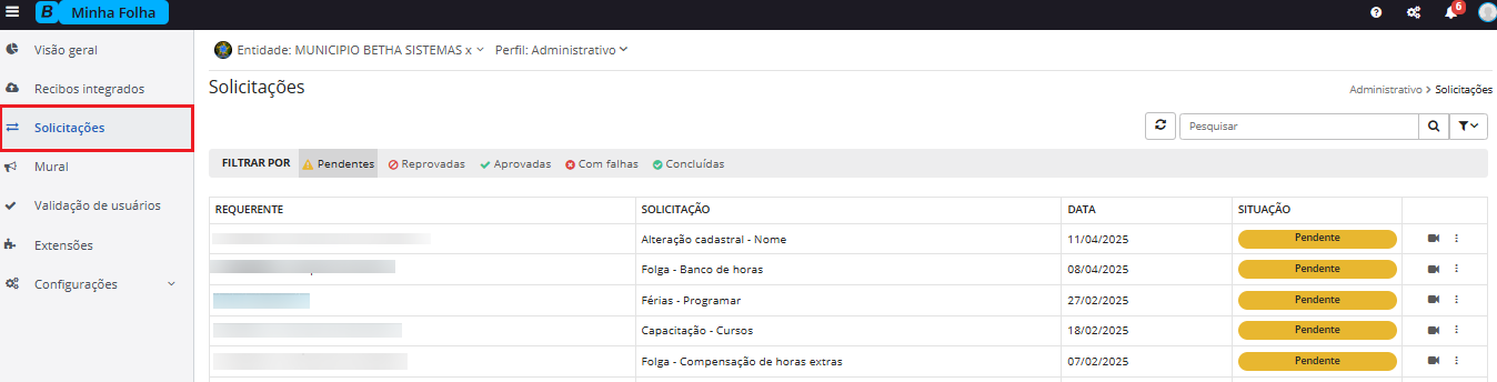 executando