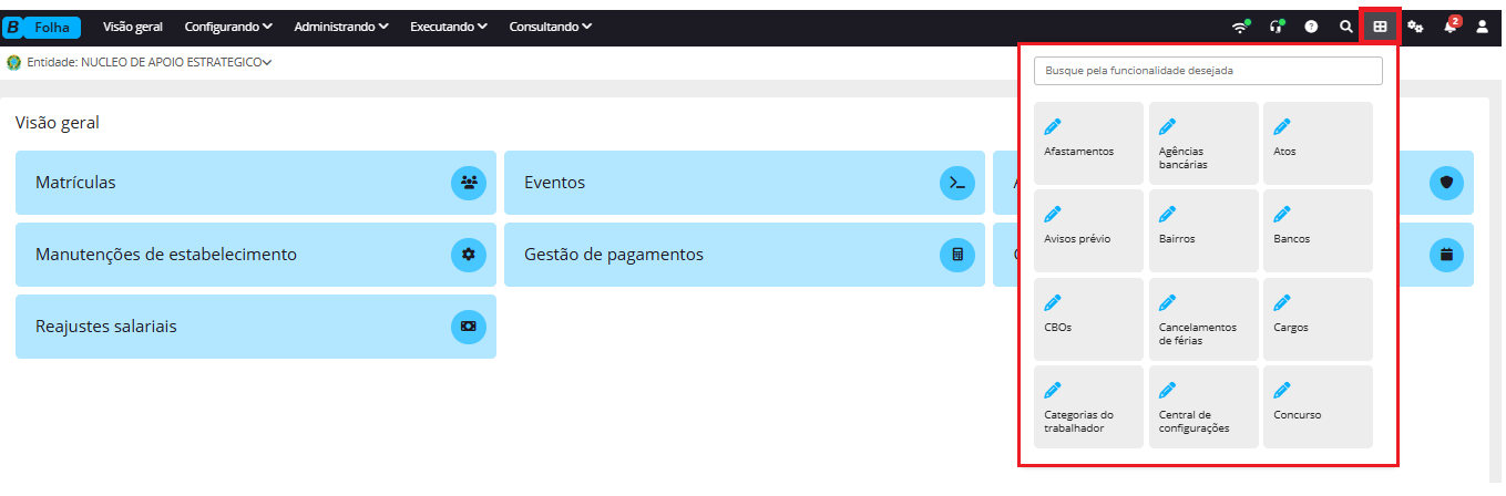 executando