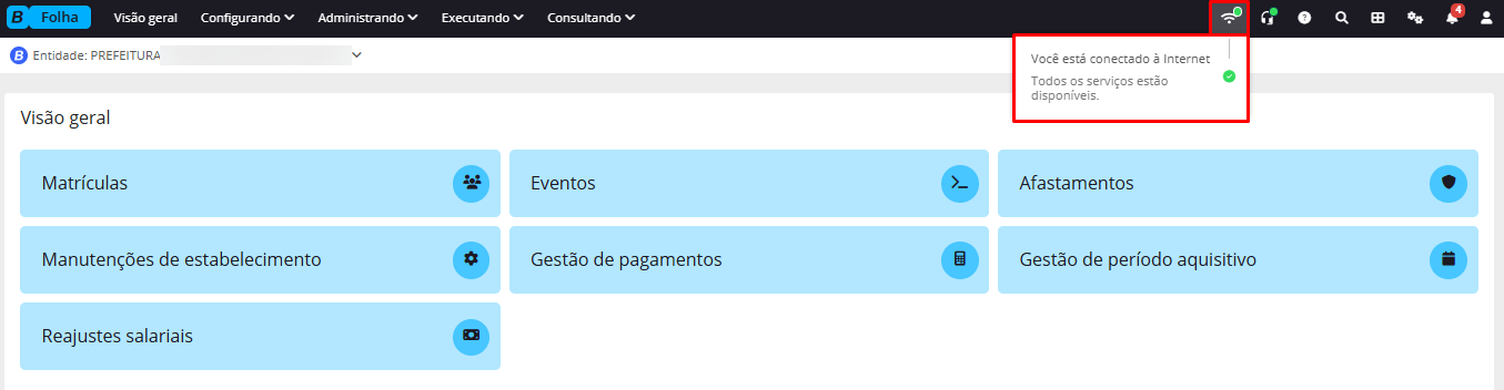 executando