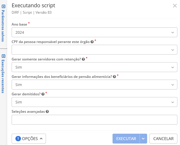 executando