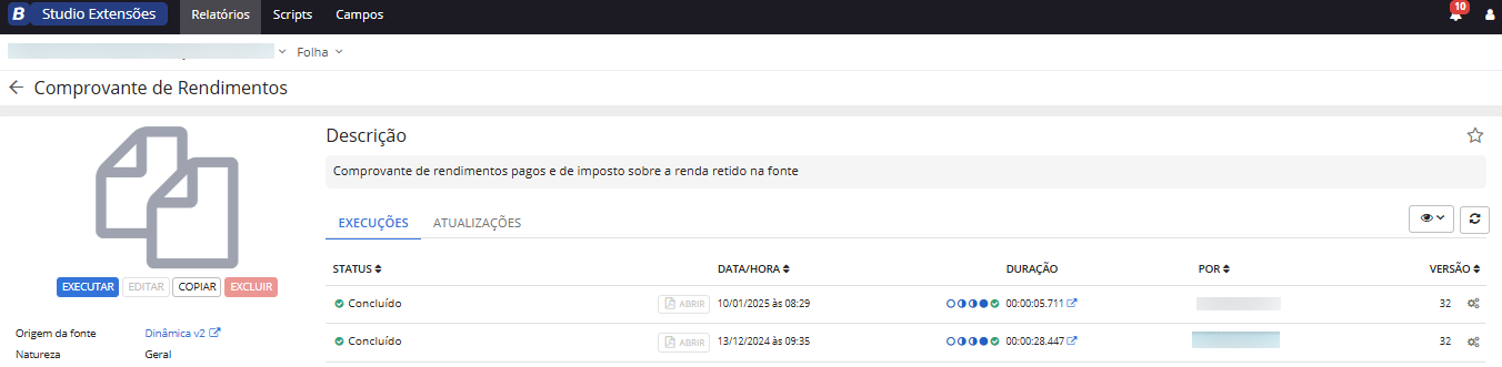 executando