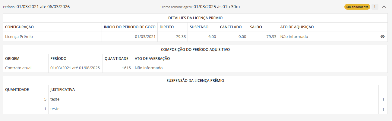 executando