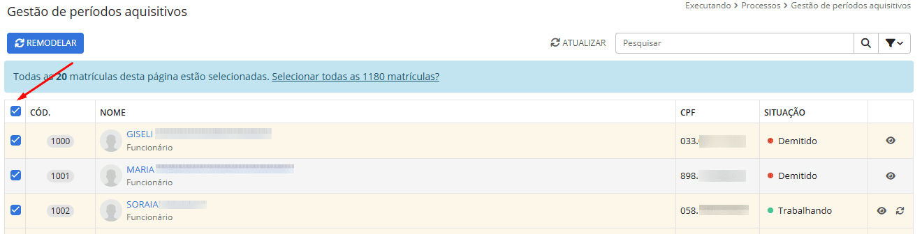 executando