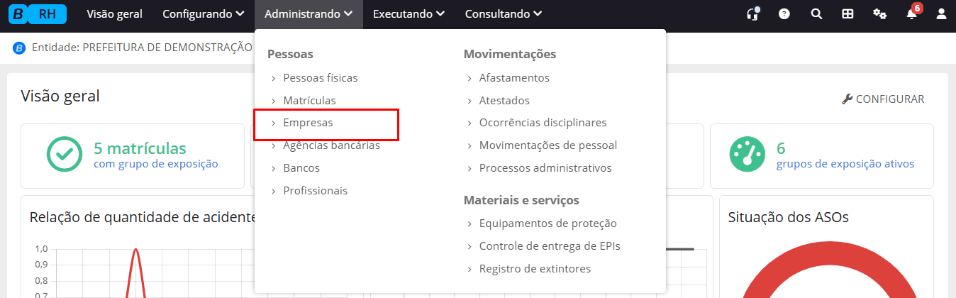 executando