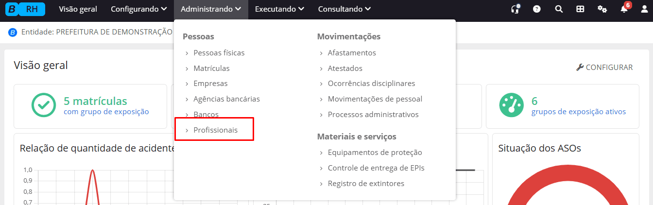 executando