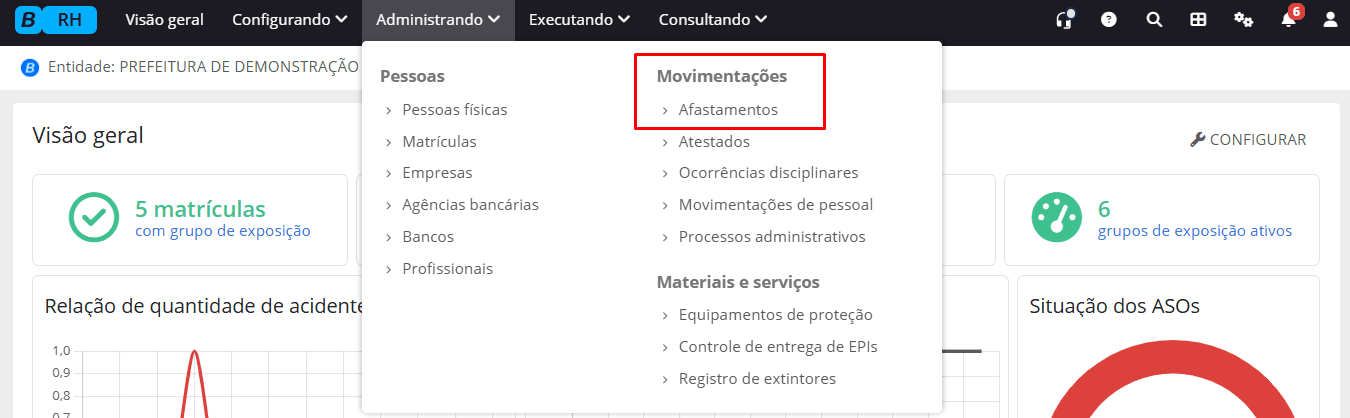 executando