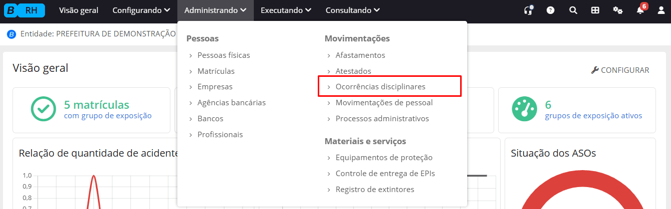 executando