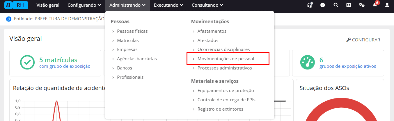 executando