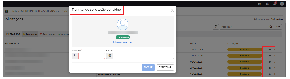 executando