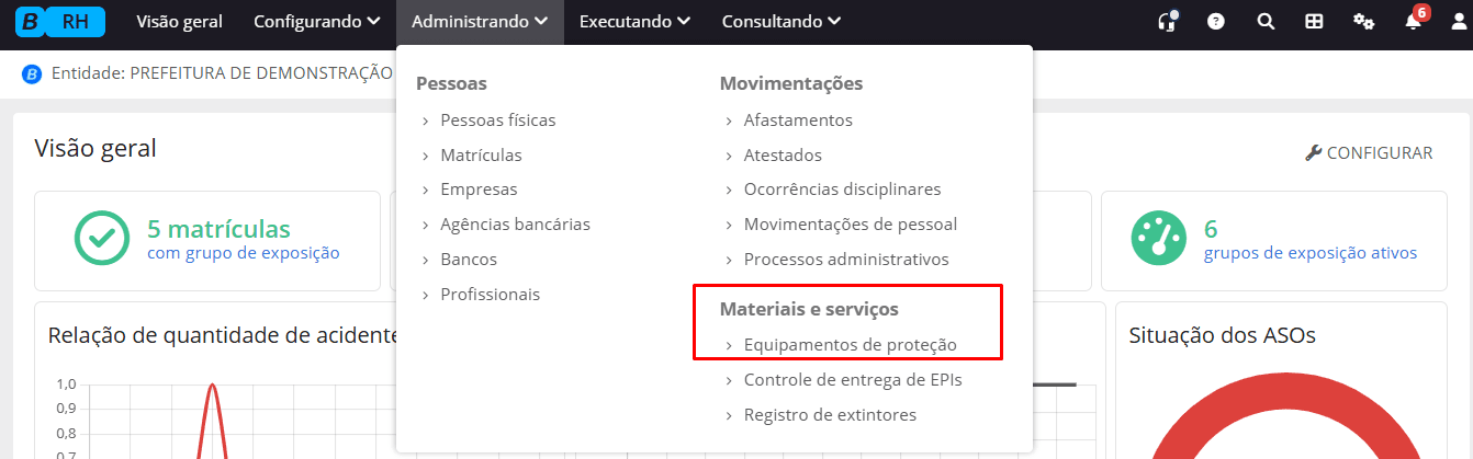 executando