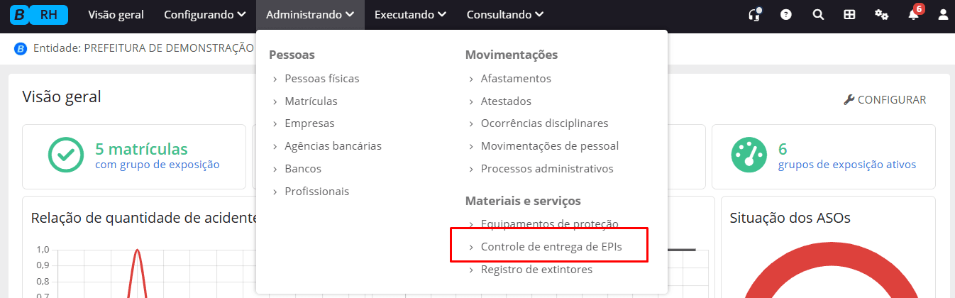 executando