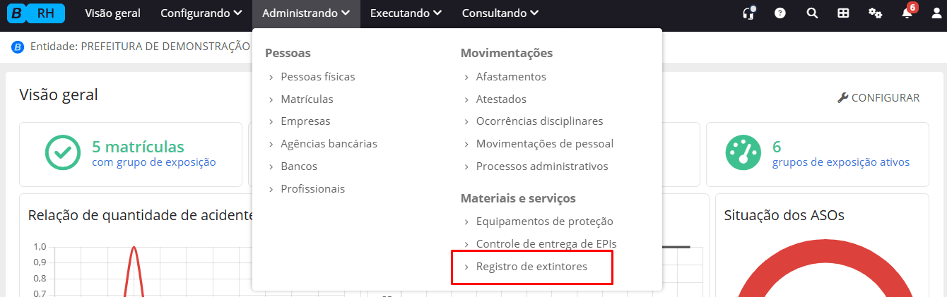 executando