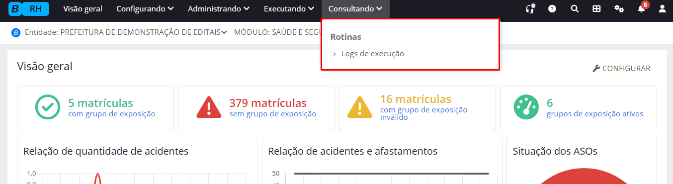 executando